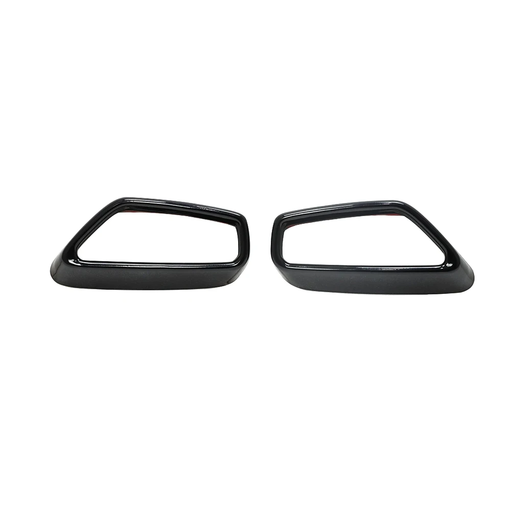 

Car Exhaust Pipe Cover Stainless Steel Black Decorate For BMW 5 Series G30 G31 2019-2021