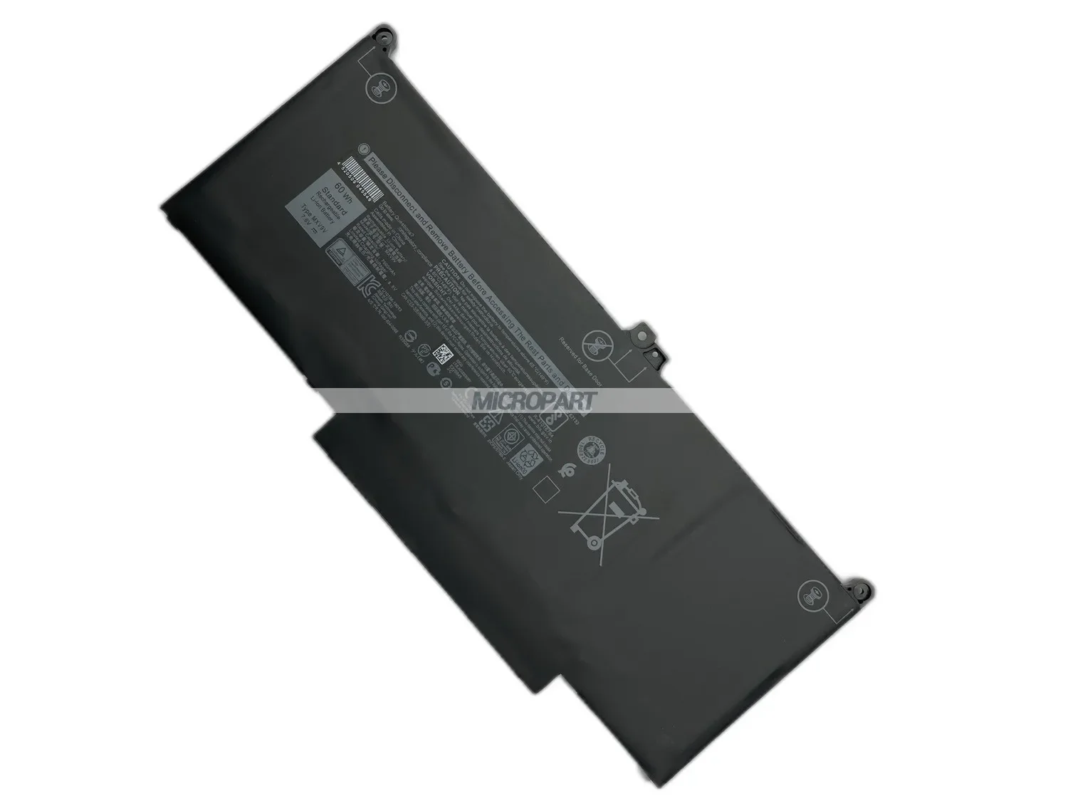 Imagem -03 - Substituição Bateria do Portátil para Dell Dell Inspiron 13 7300 7306 Latitude 13 5300 7300 Latitude 14 7400 Bateria de Longa Duração 60wh Mxv9v