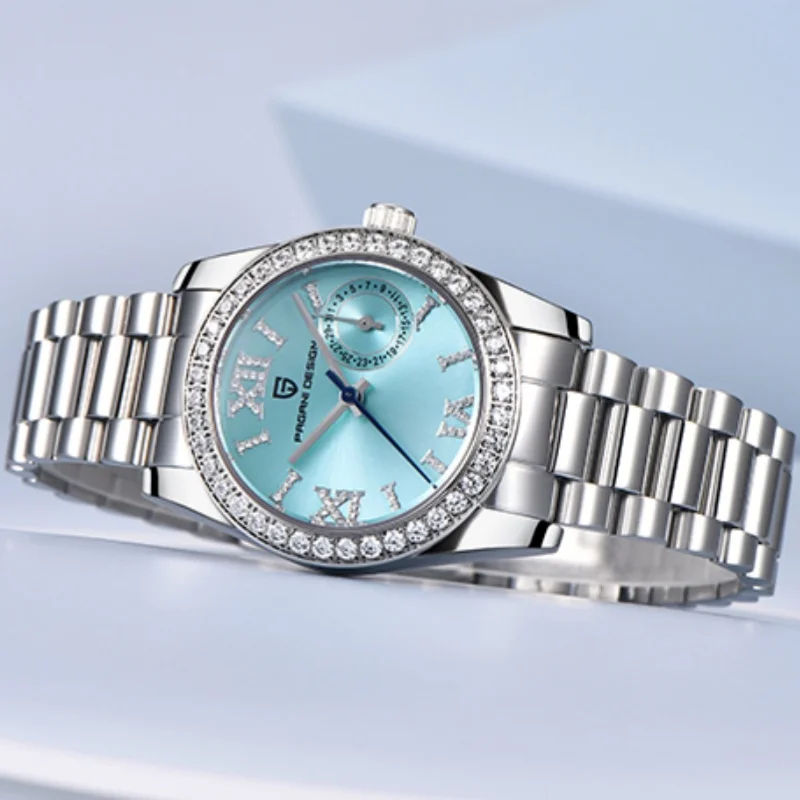 PAGANI DESIGN 2024 Nuovo 32MM Orologio da polso da donna Elegante orologio al quarzo di lusso per le donne Orologi impermeabili di moda Orologio con zaffiro