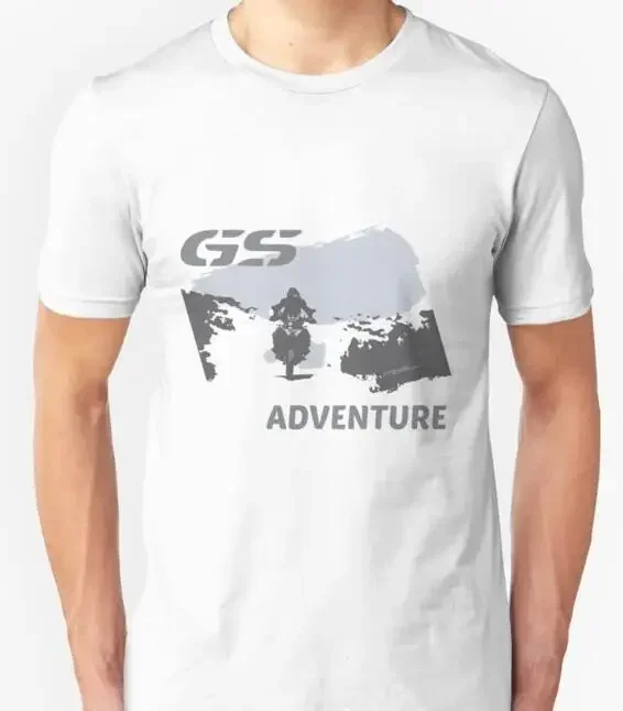 Germany Motorrad R1200Gs R1200 Gs Adventure Motorcycle Quality Fashion Short Sleeve Cotton O Neck Tops  Shirt
