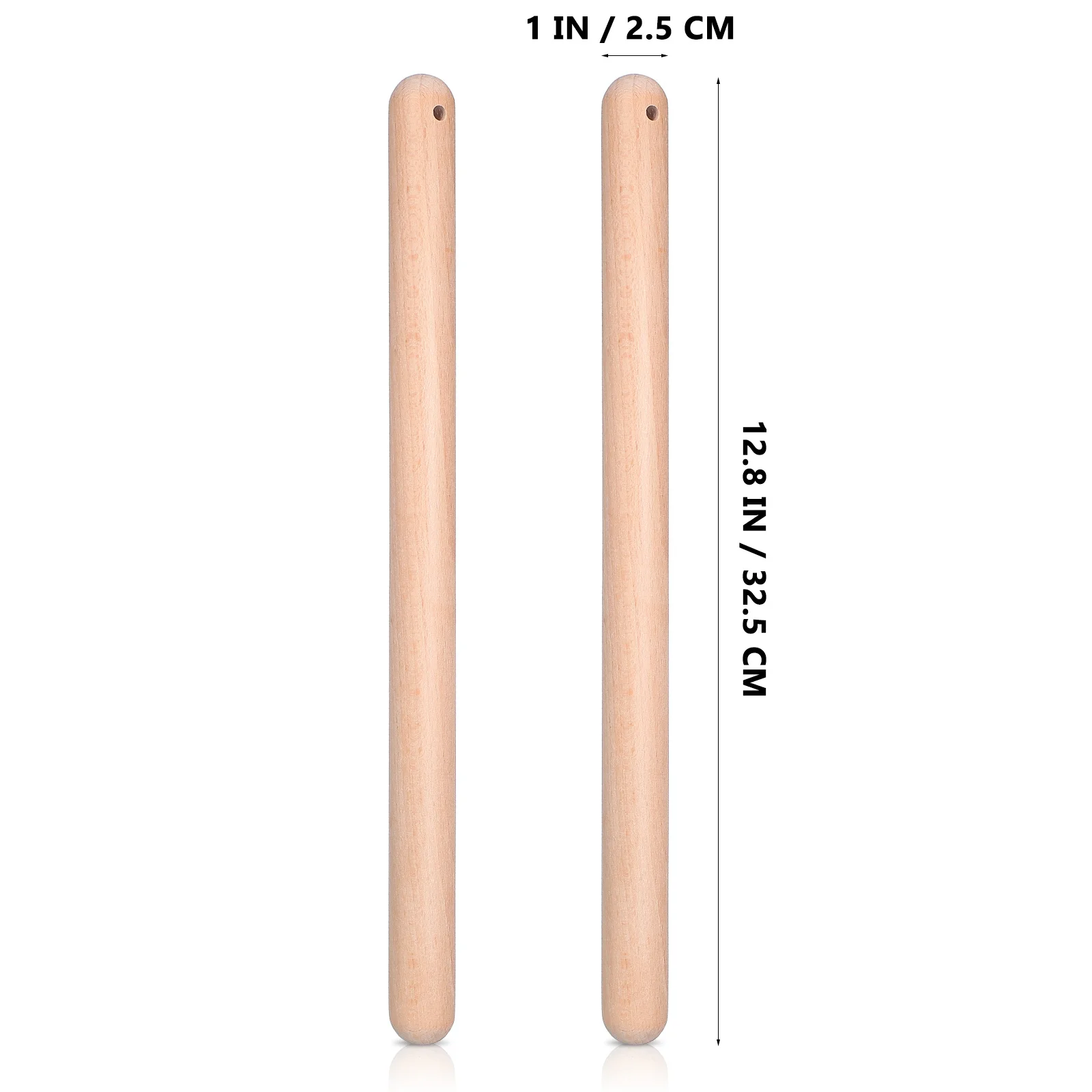 زوج واحد من أعواد الإيقاع الممتعة أداة تعليمية تطوير الشعور بالضرب خفيفة الوزن وسهلة الإمساك مثالية لأداة الإيقاع