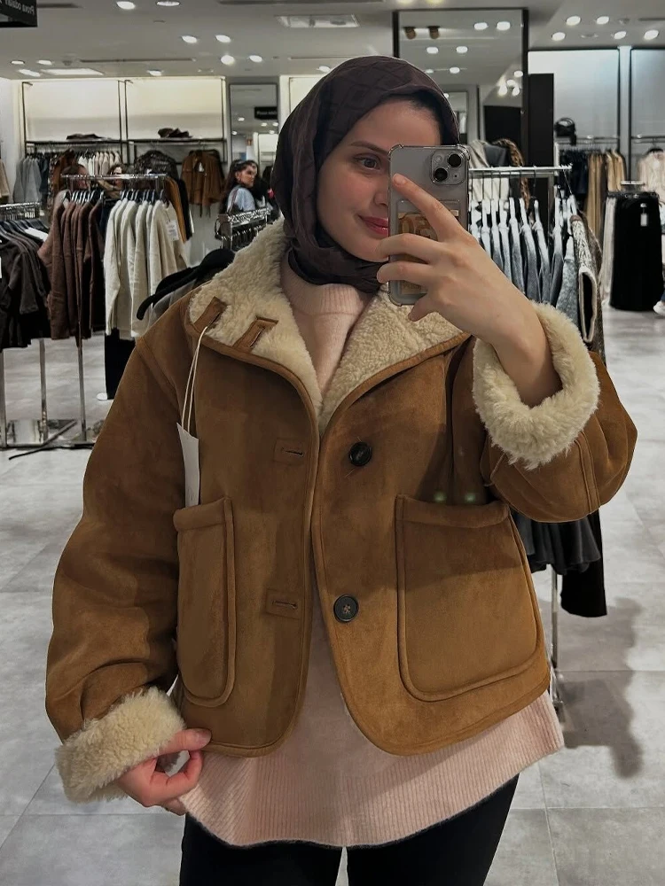 

HH женские осенние повседневные свободные двусторонние пальто женские модные однотонные однобортные куртки с длинными рукавами и воротником-стойкой и карманами