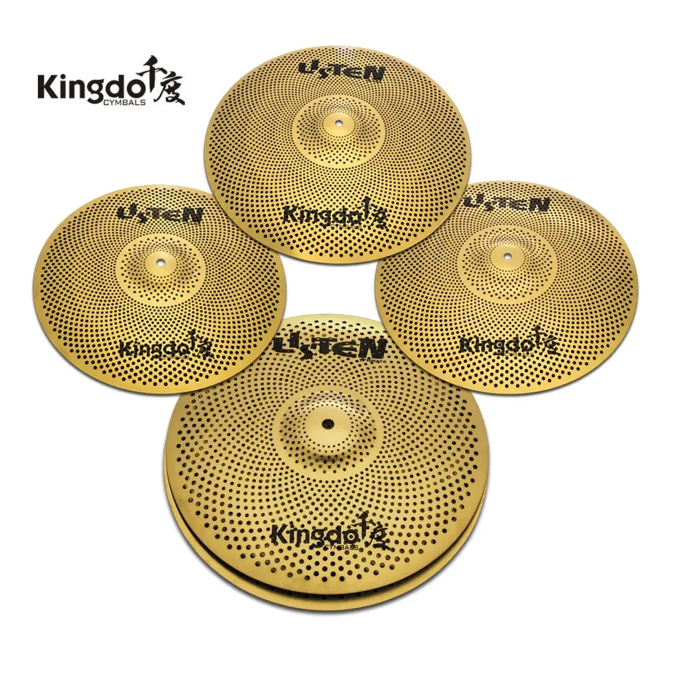 

good quality silent low volume low sound musical instrument cymbal set for drum set