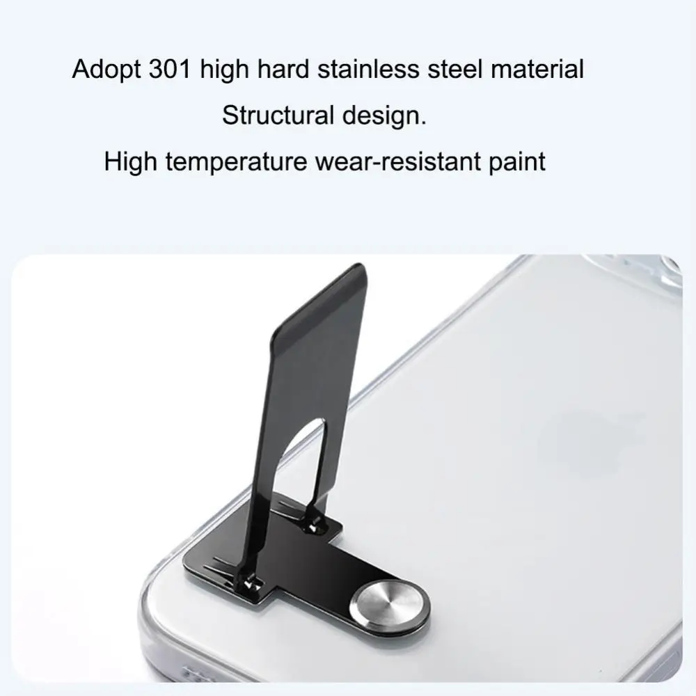 

Ultra-Thin Mobile Phone Holder 360° Rotating Self-adhesive Tablet Holder Stainless Steel Universal Learning Stand Desktop