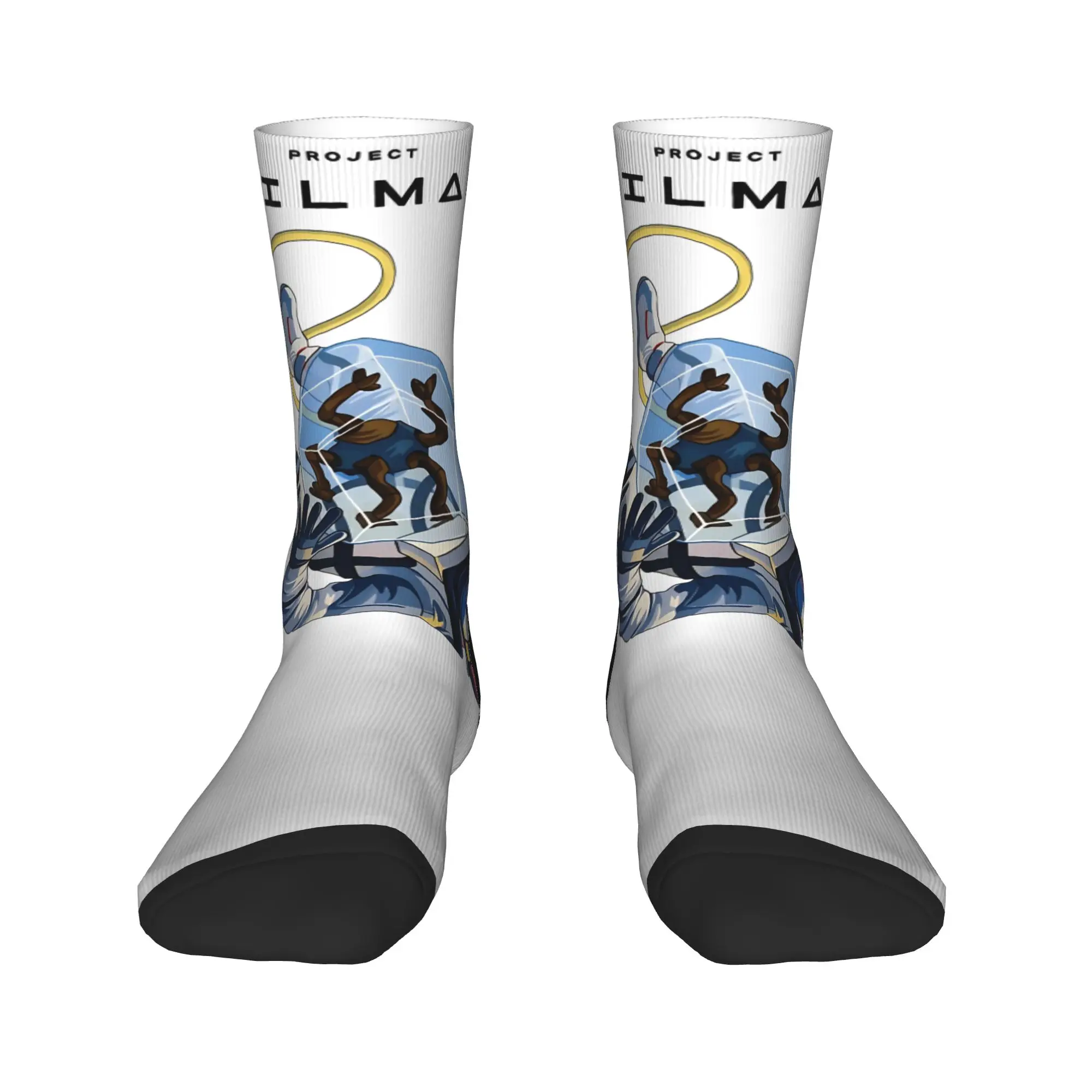 Project Hail Mary Fan Art Space Lover Socks Autumn Stockings Leisure Adults Men Quality Socks Design Climbing Non Skid Socks