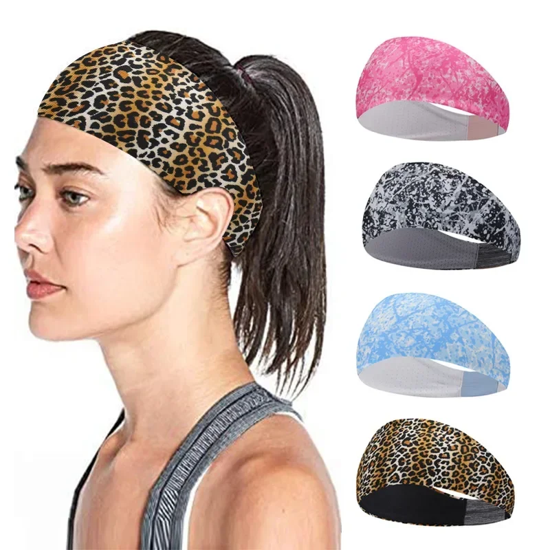 Turban Headwrap Solid Color Knot Wide Headbands for Women Soft Cotton Sports Elastic Hair Bands Accessories Yoga Bandana Bandage