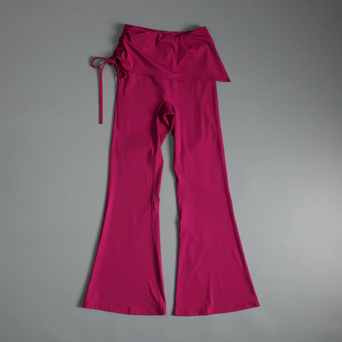 Falso pantalones de yoga desnudos de dos piezas para mujer con cintura alta levantamiento de cadera ejercicio fitness pantalones para adelgazar correr