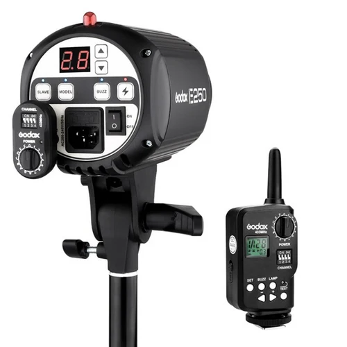 Imagen 2 del producto Godox 2x E300 300Ws / E250 250Ws Kit de iluminación de Flash de estudio + Softbox de 60x90cm + soporte de luz de 2m + juego de FT-16 de gatillo de transmisor