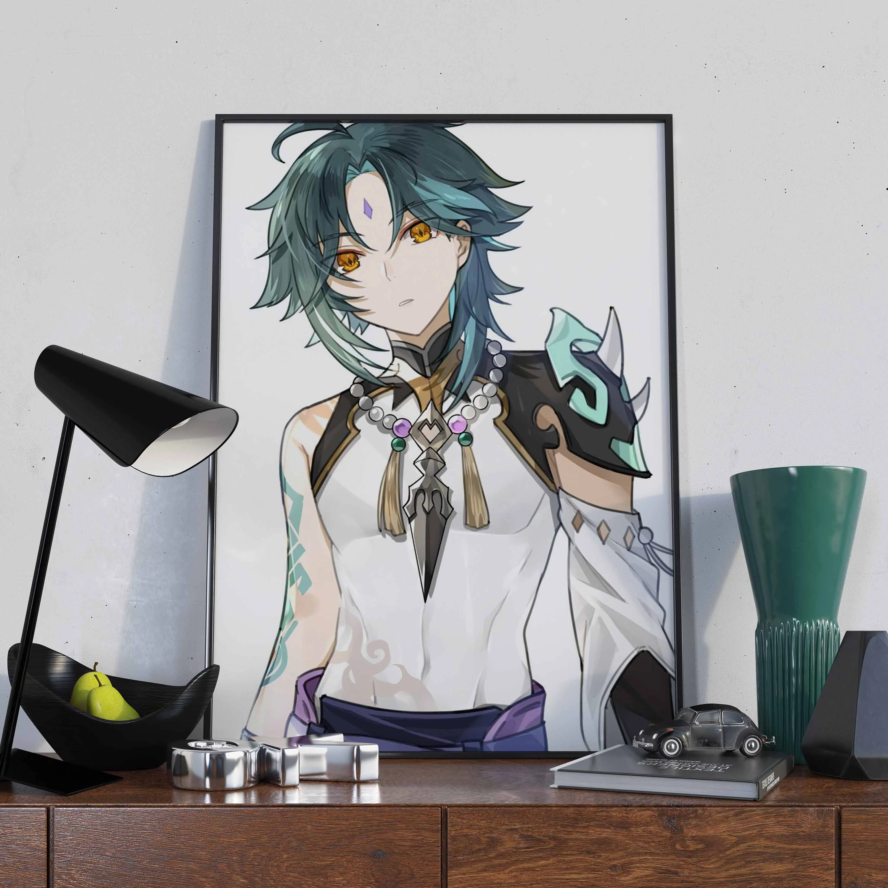 WTQ Anime Posters Genshin Impact Anime Decoration Painting Art Canvas Painting Wall Decor Posters Wall Art Picture Home Decor