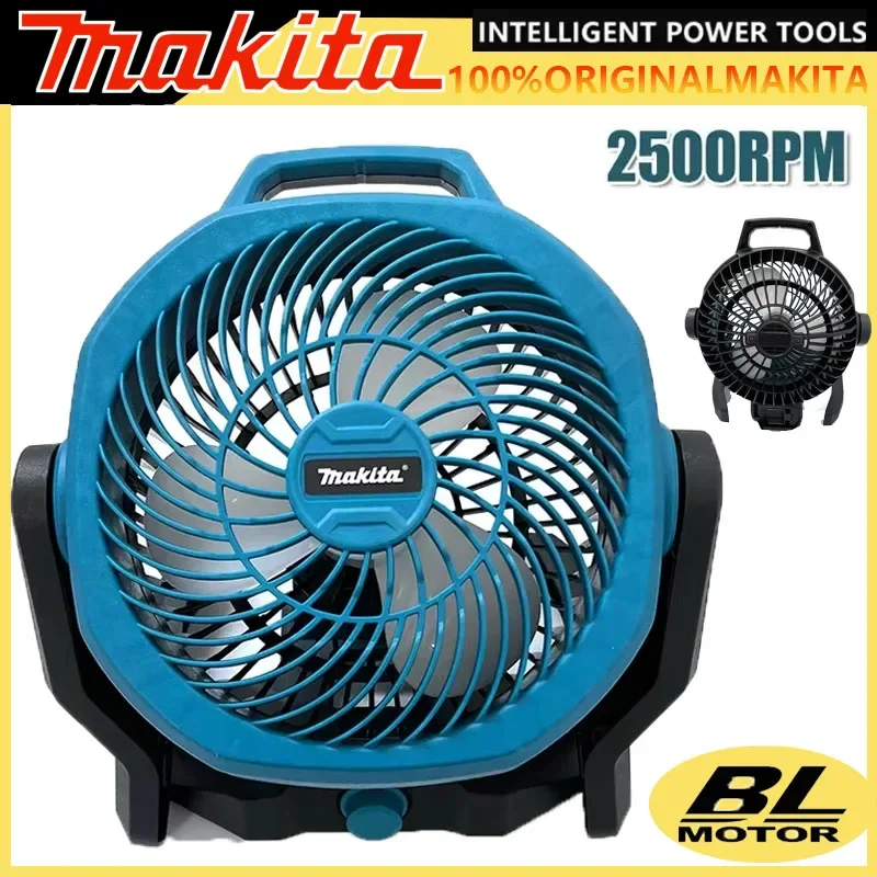 

Makita Head 3 Speed Setting Cordless Table Fan Portable Camping Fan 21V Multi Purpose Adjustable Powered Desktop Floor Fan