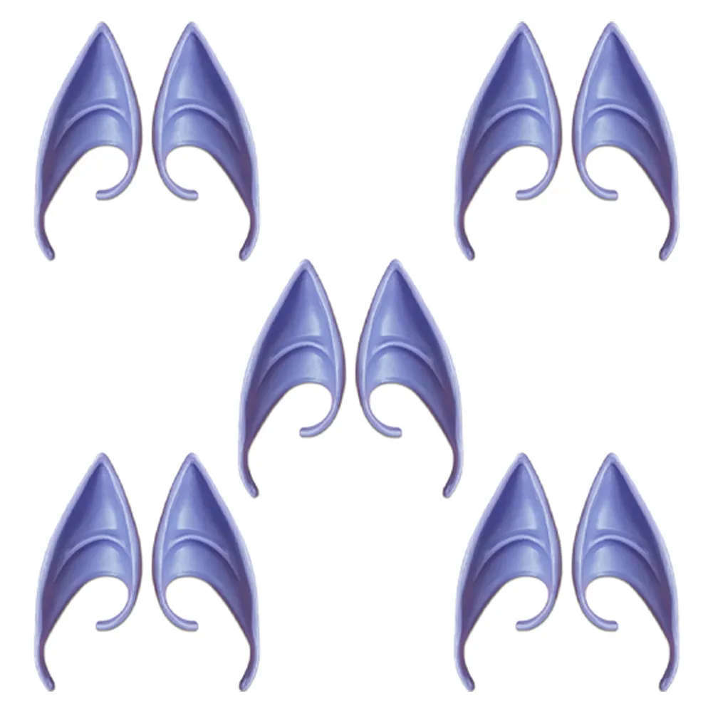 Jake Sully Neytiri 5Pairs Avatar Cosplay Elf Ears Halloween Elf Latex  Ears Halloween Carnival Party DIY Decor Gifts