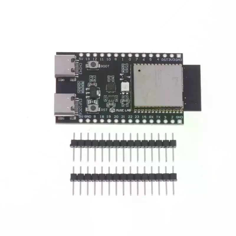 1 Set WiFi6 Bluetooth-compatible For  Zigbee Nano ESP32-C6-N4 Development Board ESP32-C6 Core Board