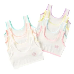 10PC Girls Training Bra Teenage Kids Soft Breathable Cotton Underwear Tops Clothing 8-14Years