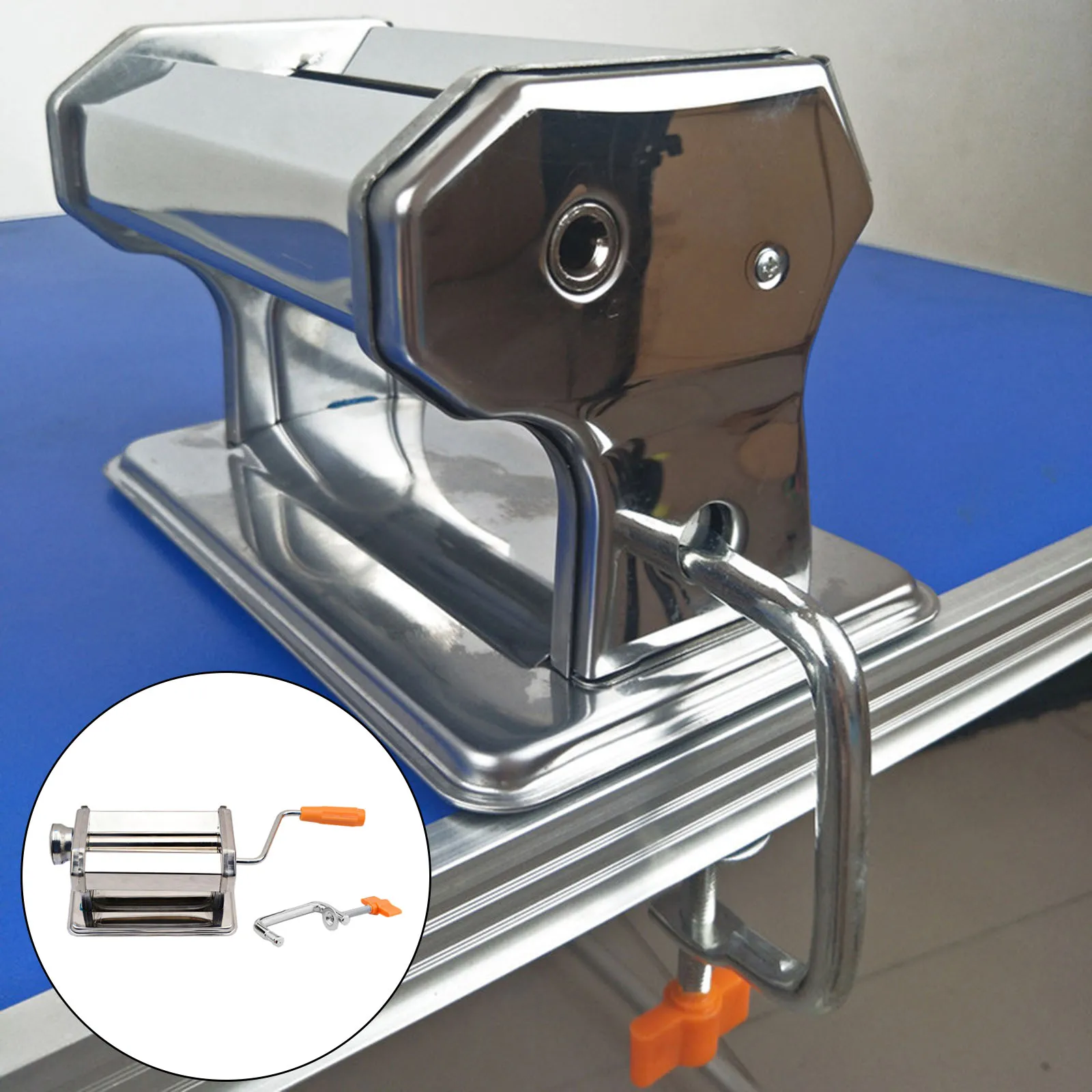 Polymer Clay Roller Machine Colors Blending Portable Mold Clay Condition Machine Mix Colors with 6 Thickness Levels Hand Cranked