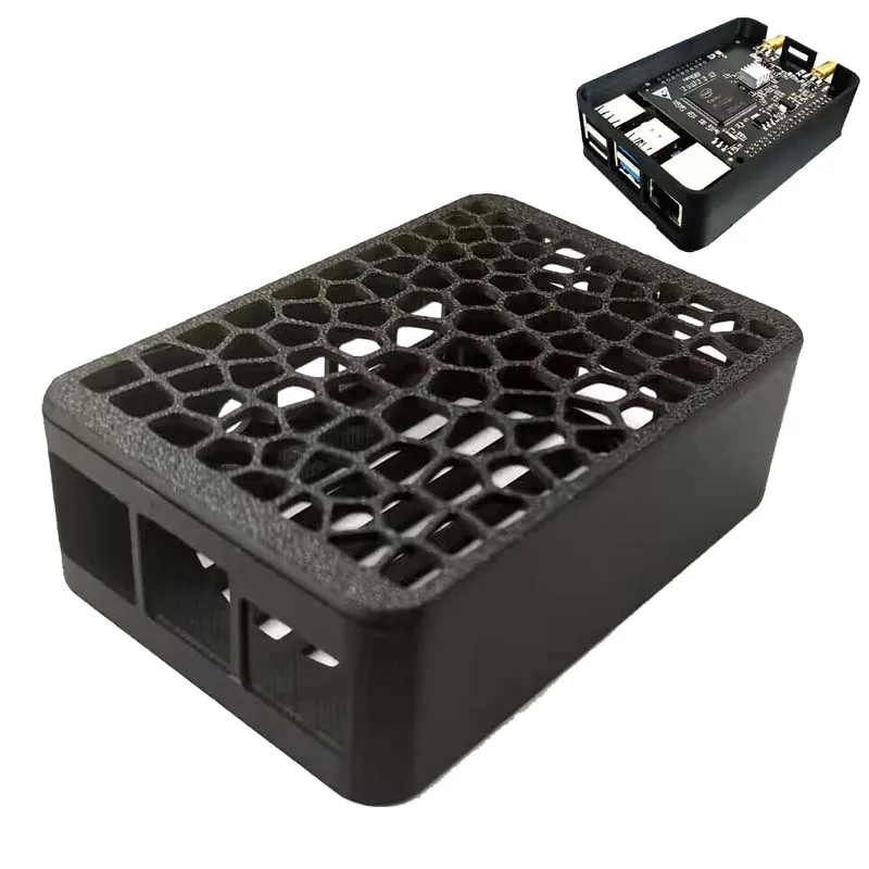 حافظة طباعة ثلاثية الأبعاد لجهاز الإرسال والاستقبال Radioberry V2.0 Beta5 SDR PI HAT Rasbperry Pi 4B