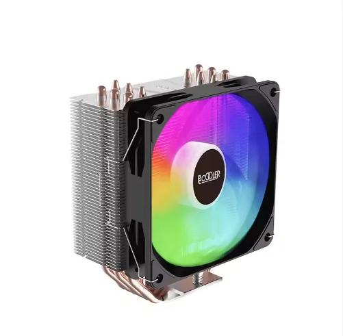 

Pccooler Donghai X7 Colorful Desktop Computer Case with LED Cooling 12V CPU Cooler Radiator Aluminum Copper Cooler and Fan
