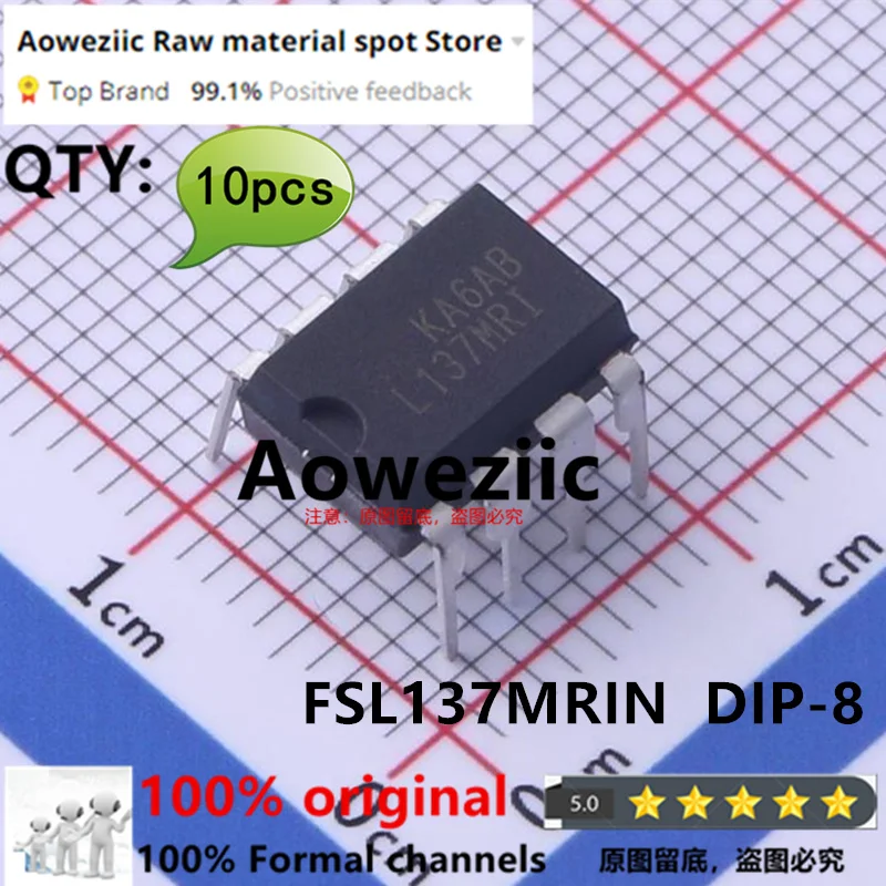

Aoweziic 2024+ 100% новый импортный оригинальный контроллер FSL137MRIN 137MRI FSL137HNY 137HNY DIP-8 AC-DC