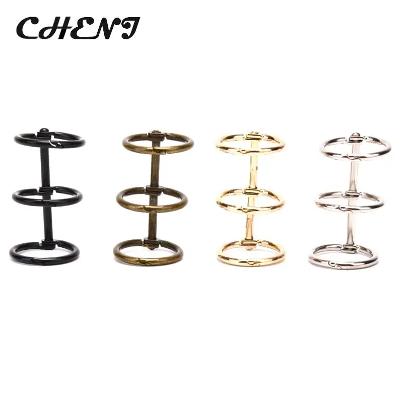 2 Stück Metall 3 Ringe Lose blatt Papier binder DIY machen Notebook Album Sammelalbum