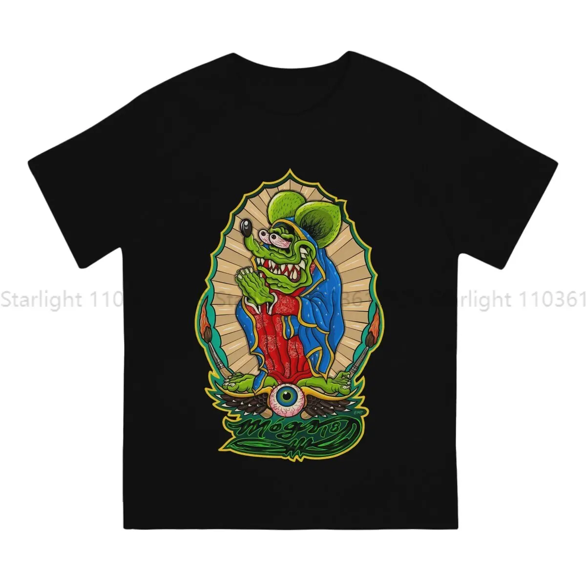 Rat Fink TShirt For Male  Clothing Novelty T Shirt Comfortable