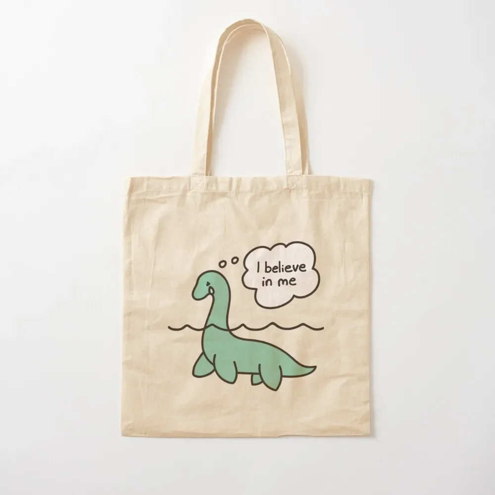 Nessie Believes in Nessie Tote Bag custom canvas bag bags luxury women Bag