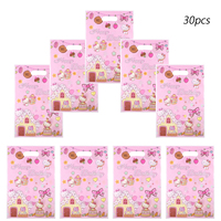 30pcs Sanrio Hello Kitty Birthday Party Decorations，Hello Kitty Gift Bags， Hello Kitty Candy Bags ，Hello Kitty Goody Bags