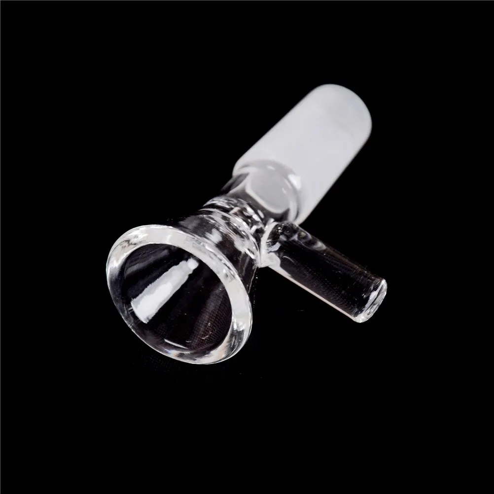 14mm/18mm School Laboratory Glassware Borosilicate Glass Joint Clear Slide Male Glass Bowl w/Handle Funnel Type Bowl Chemistry