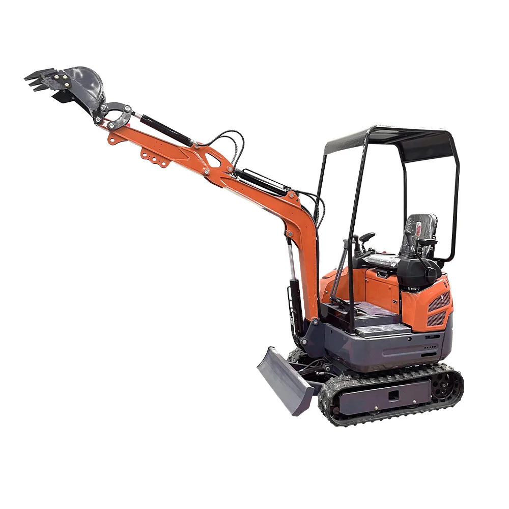 Piccolo escavatore cingolato idraulico da 1,8 tonnellate per uso di frutteto agricolo Mini scavatore Bagger domestico EPA Euro 5 Conforme personalizzabile