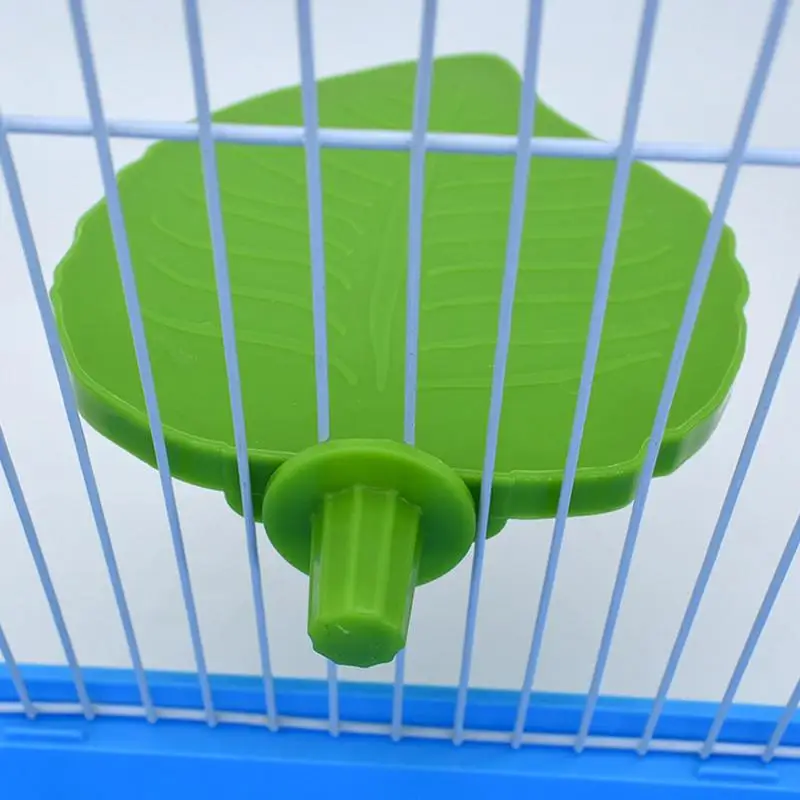 Parrot Perch Stand Parrot Bird Toy Leaf Shape Bird Platforms Cage Accessories Exercise Toy For Cockatiel Budgie Hedgehog Finches