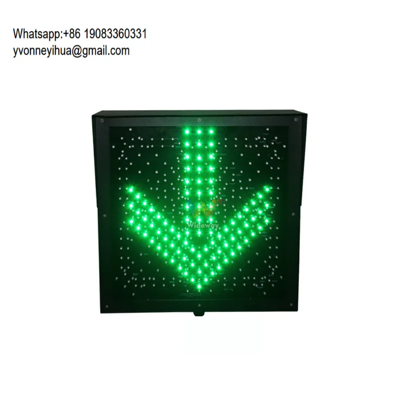 New 400mm Red Cross Green Arrow Toll Stop Go LED Traffic Sign Light On Sale