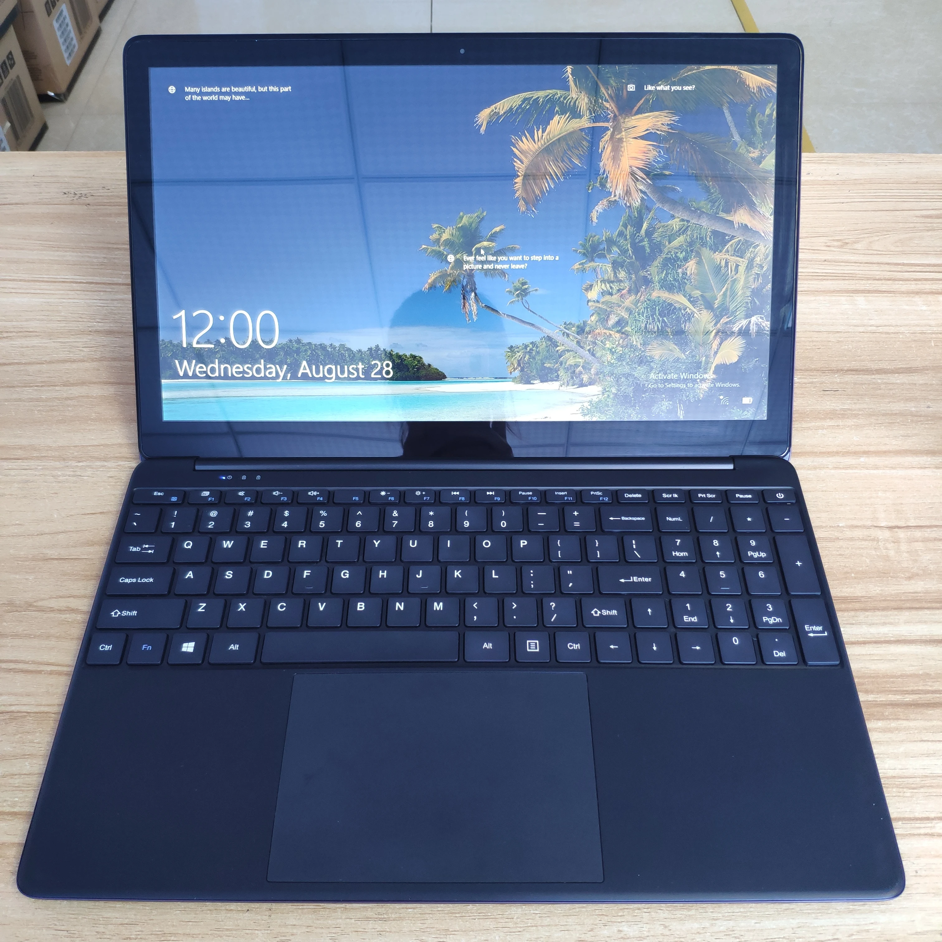 شعار مخصص Win10 8GB 128GB 15.6 بوصة كمبيوتر محمول للأعمال #5