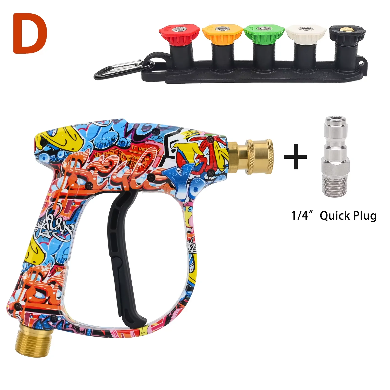 Hogedrukreiniger Waterpistool voor Car Cleaning Slang Connector Voor Karcher Nilfisk Parkside Bosch Quick Connector Nozzles