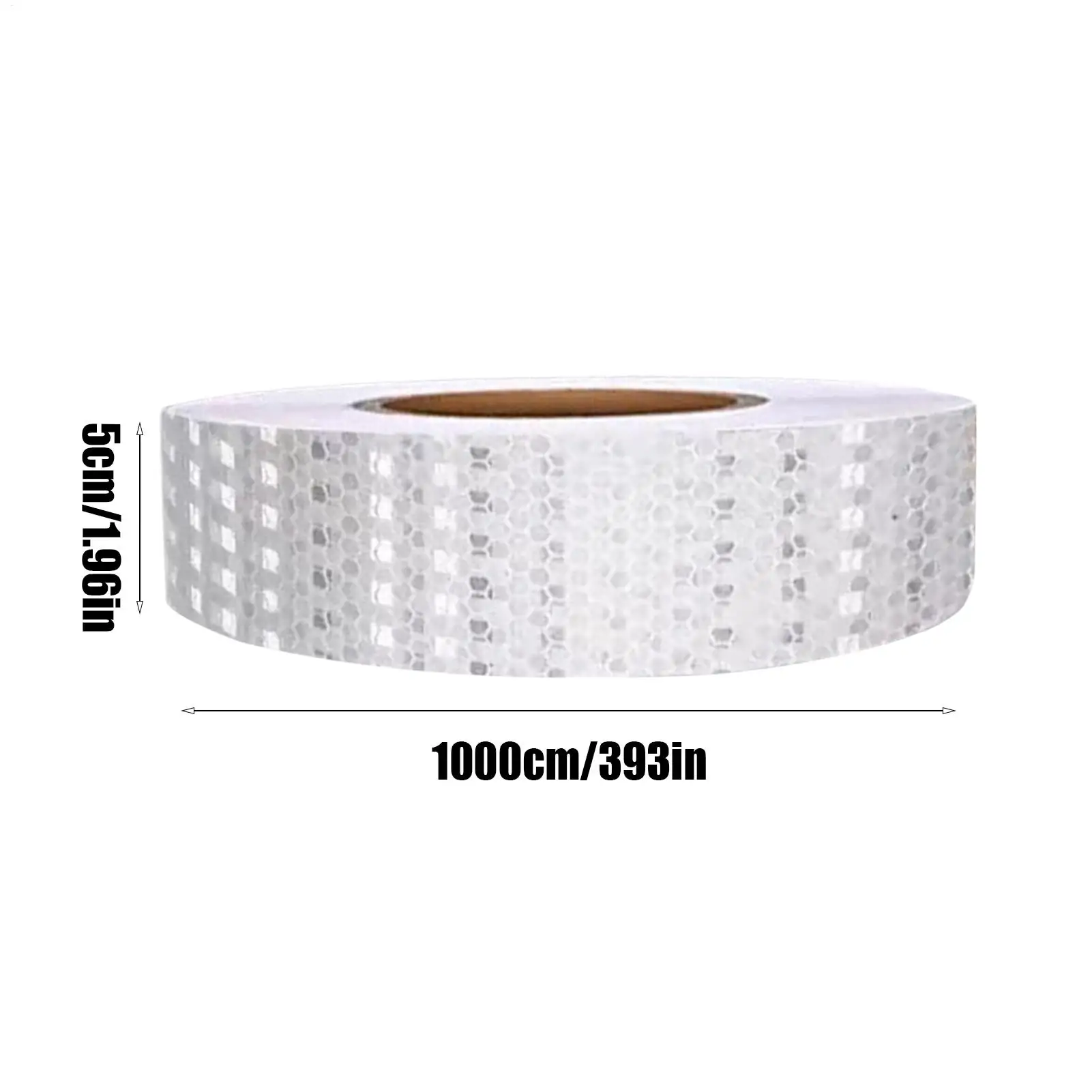 Reflective Tape For Trailers Nighttime Warning Sticker 2 Inches X 33 Feet Water-resistant Fluorescent Adhesive Safety Warning