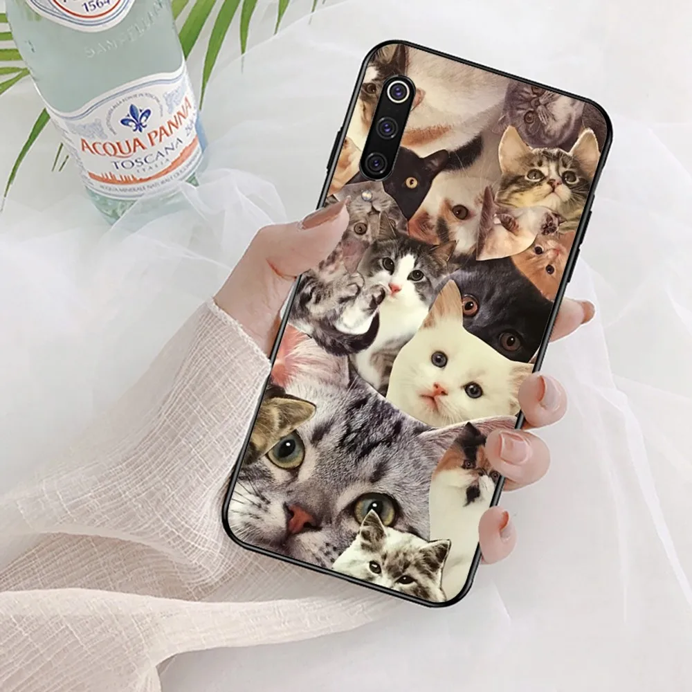 Crying Cat Memes Phone Case For Xiaomi Mi 5X 8 9 10 11 12 lite pro 10T PocoX3pro PocoM3 Note 10 pro lite