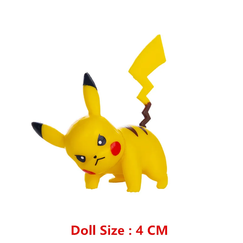 Pokemon Anime-Figuren Pikachu Mewtwo Flying Dragon Meowth Sammelfigur Actionfiguren Modell Geburtstagsgeschenke Großeinkauf Set