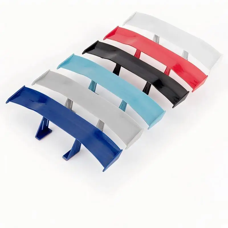 

Автомобильный задний спойлер мини-спойлер крыло маленькая модель GT углеродное волокно без перфорации задний Декор Автомобильные аксессуары автостайлинг