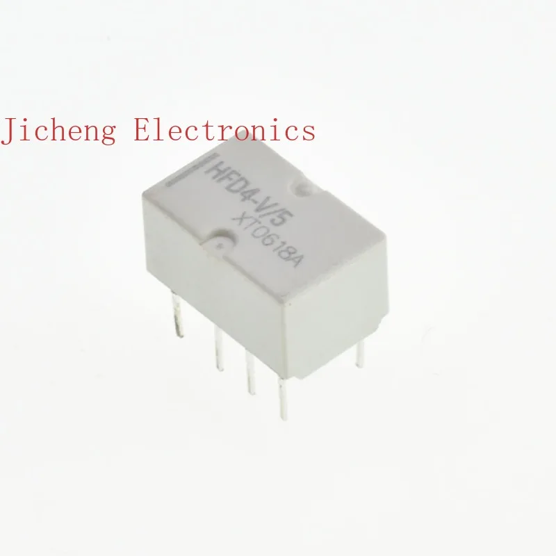 

10PCS HFD4-V-5/12/24 two-group conversion 8-pin monostable, ultra-small high voltage signal relay