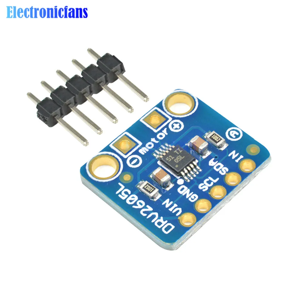 Controlador de Motor háptico DRV2605L, módulo de placa de ruptura, interfaz I2C IIC para Arduino Raspberry Pi, 1 piezas