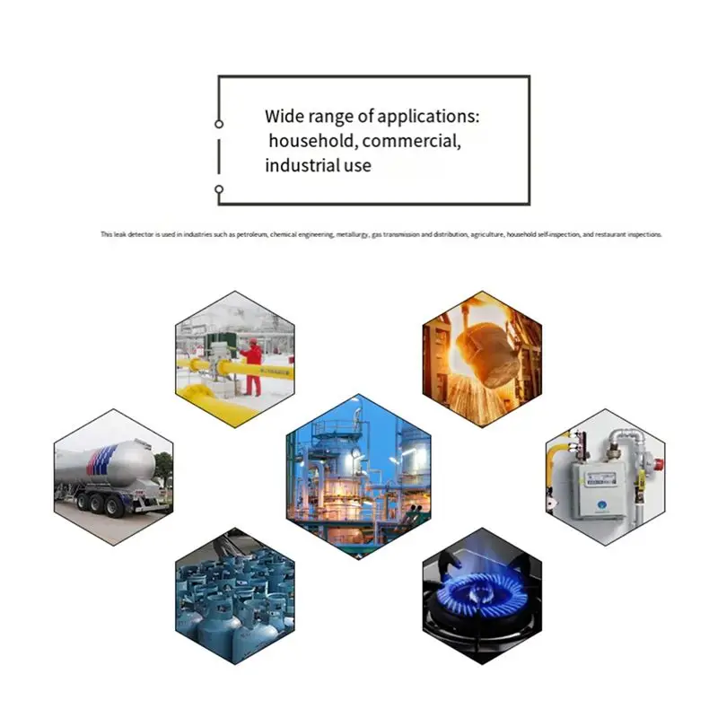 [جديد A09R!】 كاشف تسرب الغاز القابل للاحتراق نطاق PPM رقمي مسموع/إنذار مرئي مستشعر أشباه الموصلات غاز البروبان الطبيعي #4