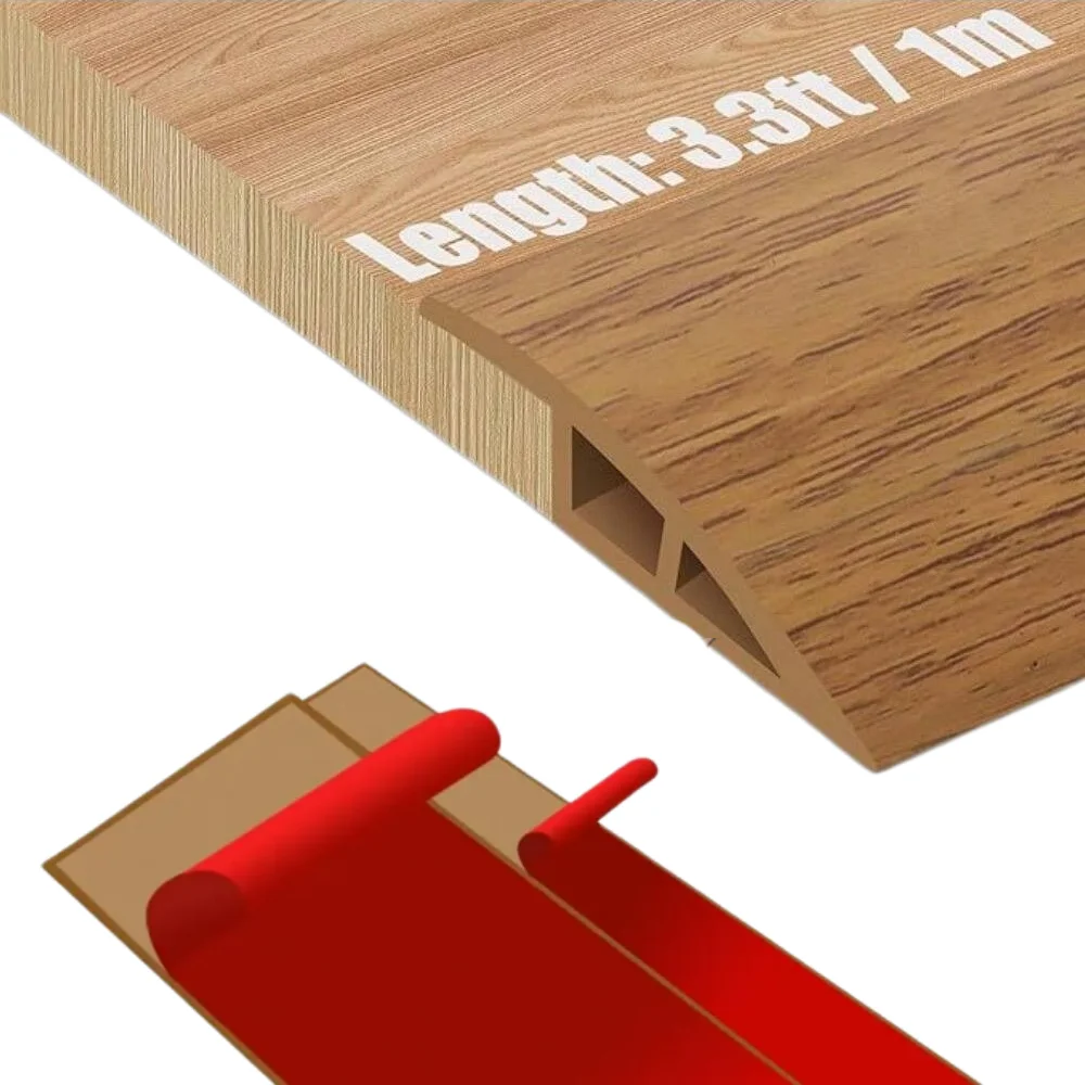 

Износостойкий напольный переходник-заглушка для дверного проема, легко устанавливаемый, для защиты пола