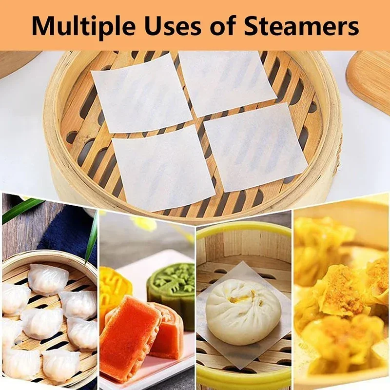 100 Sheets Bread Mold Baking Paper Rounds Burger Patty Isolation Baking Paper For Kitchen Baking And Steamer Accessories