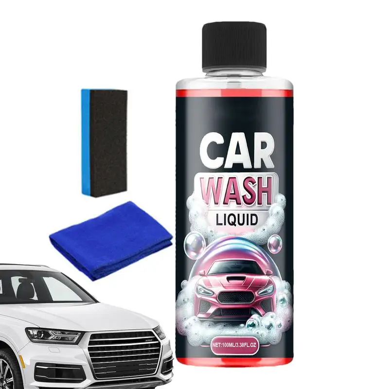 

100ml Foam Car Wash Multifunctional Powerful Detail Cleaner Dustproof Car Paint Coating Brightening Cleaning Renovation Liquid