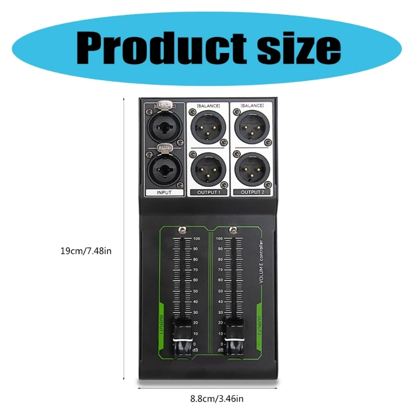 L74B Professionele volumecontroller Volumemodulatoren voor nauwkeurige geluidscontroller