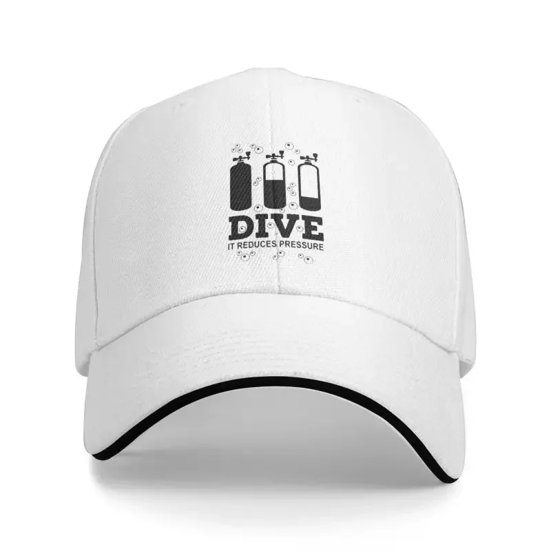 

Fashion Unisex Scuba Divviing Baseball Cap Adult Dive Diver Quote Adjustable Dad Hat for Men Women Sports