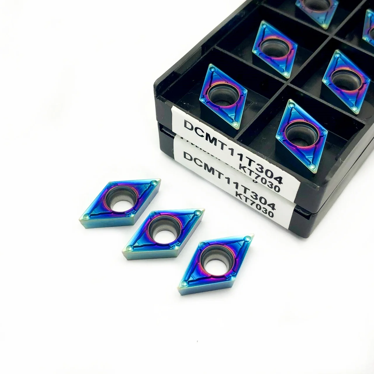 Carbide Insert Internal Turning Tool, Alta Qualidade, Torneamento CNC, Ferramentas De Torno De Corte, DCMT11T304, DCMT11T308, KT7030