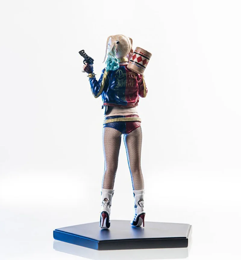 Suicide Squad Anime Harley Quinn Action Figure Sexy Real Silk Stockings Joker Figurine Pvc Room Decoration Halloween Gift Toys