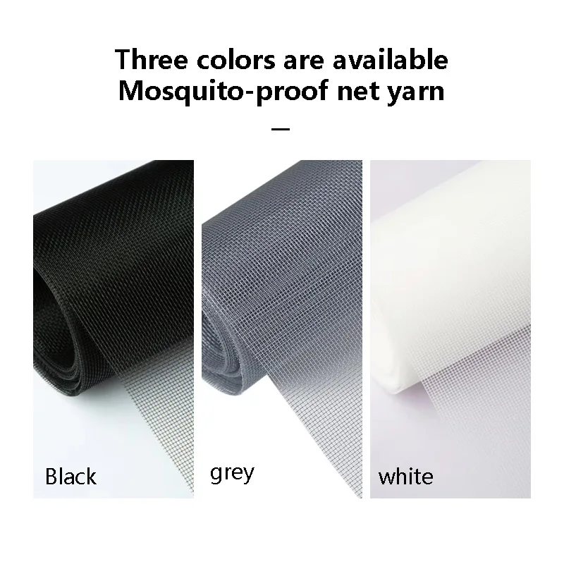 DIY Window Net Window Screen Easy Install PP Nano Mesh Mosquito Net for Balcony Screen and Fruit Protector Durable