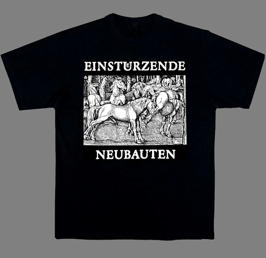 German Blacksmith Industry Group Retro Music Art Summer Casual T-shirt Men's and Women's Luxury Brand Top 2026 New Art