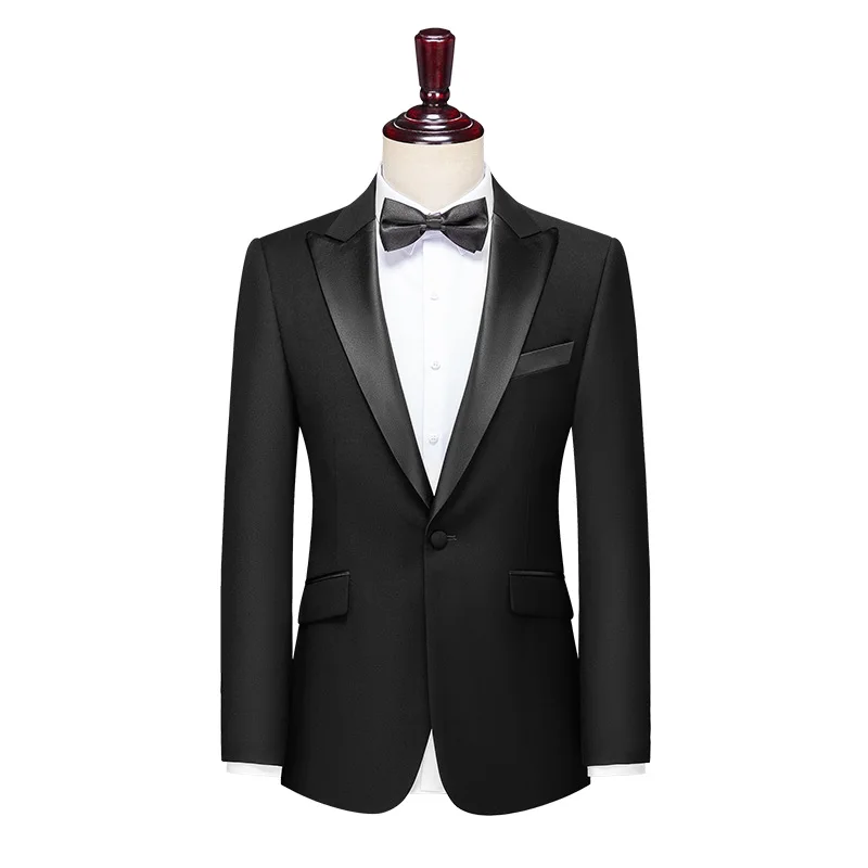 LE355Tuxedo suit abito da uomo sposo abito da sposa abito da lavoro banchetto emcee dance coro performance suit