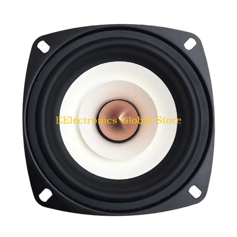 

462B Versatility 4inch Cone Woofer Metal Cone Loudspeaker for Enhances Bass in Music, Movie, and Gaming Device Accessory