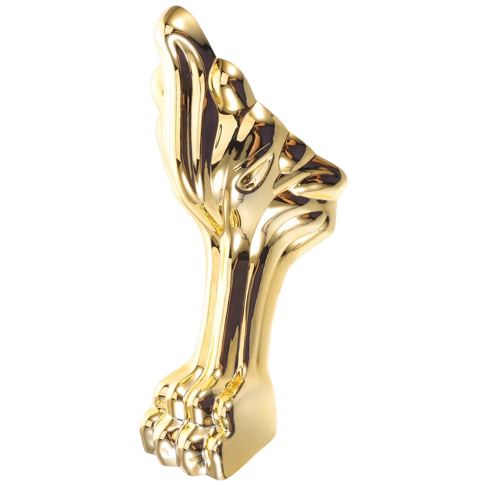 Gold Claw Tub Foot 9.84x3.94x3.94 Plastic Height Riser No Drill Freestanding Bath Stand Replacement Leg Claw Tub Leg